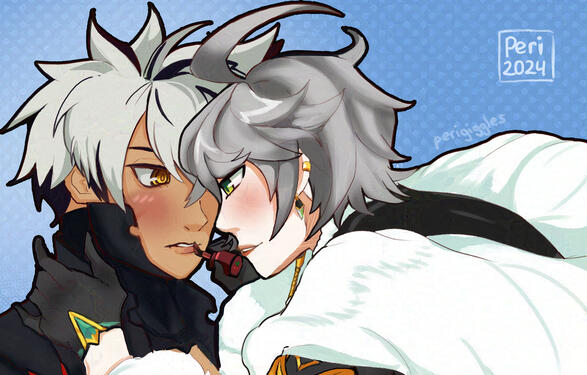 Raven(RageHeart) Ain(Bluhen)